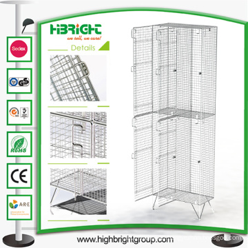 Four Doors Wire Mesh Storage Cube Locker